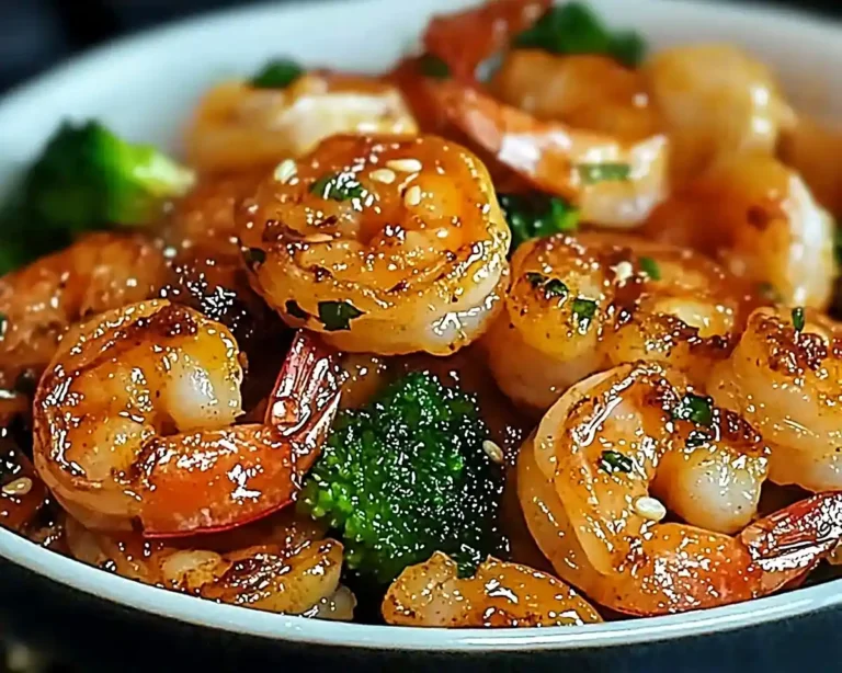 High-Protein Honey Garlic Shrimp