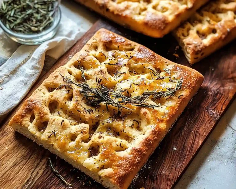 Homemade Sourdough Discard Focaccia