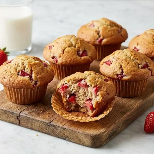 Homemade Strawberry Muffins 5 Homemade Strawberry Muffins