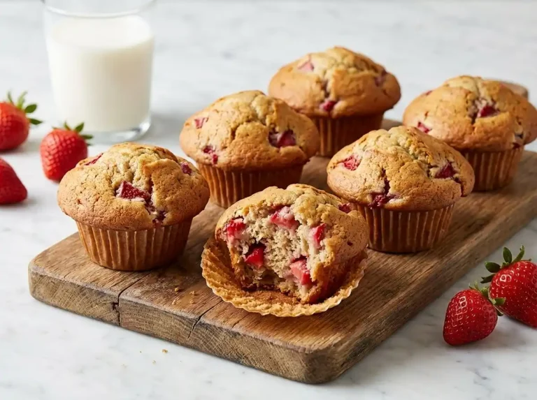 Homemade Strawberry Muffins