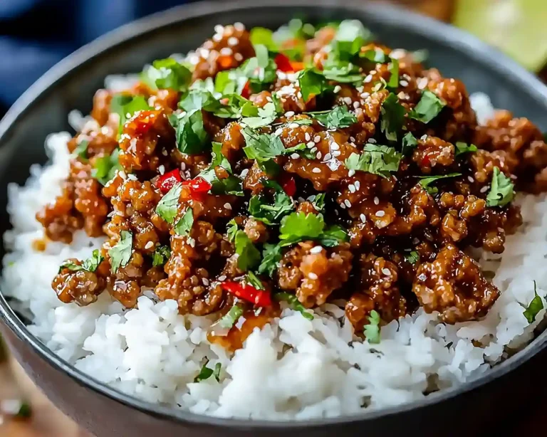 Honey Garlic Ground Turkey Recipe
