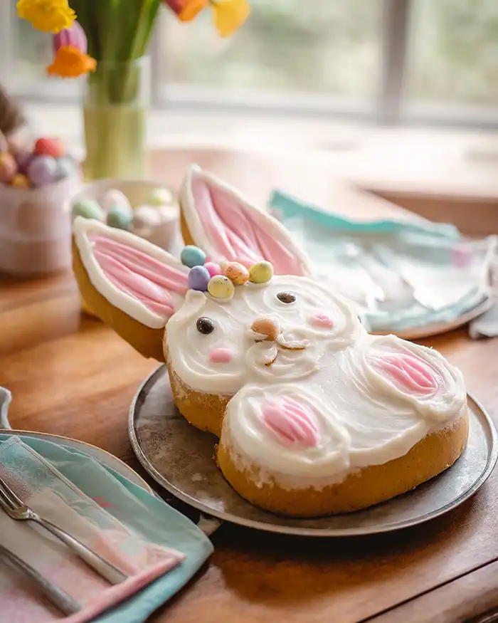 Easy Easter Bunny Cake 4 How To Make Bunny Cake