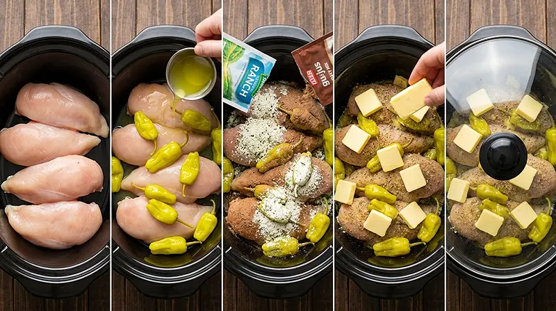 Easy Mississippi Chicken 3 How To Make Crock-pot Chicken