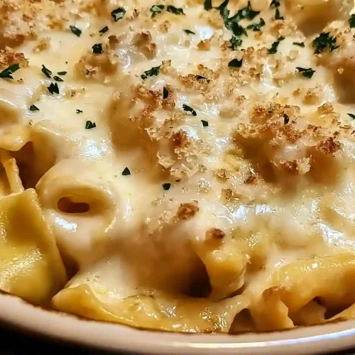 Marry Me Chicken Tortellini Bake
