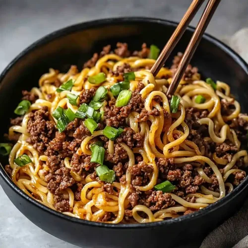 Mongolian Ground Beef Noodles 5 Mongolian Ground Beef Noodles