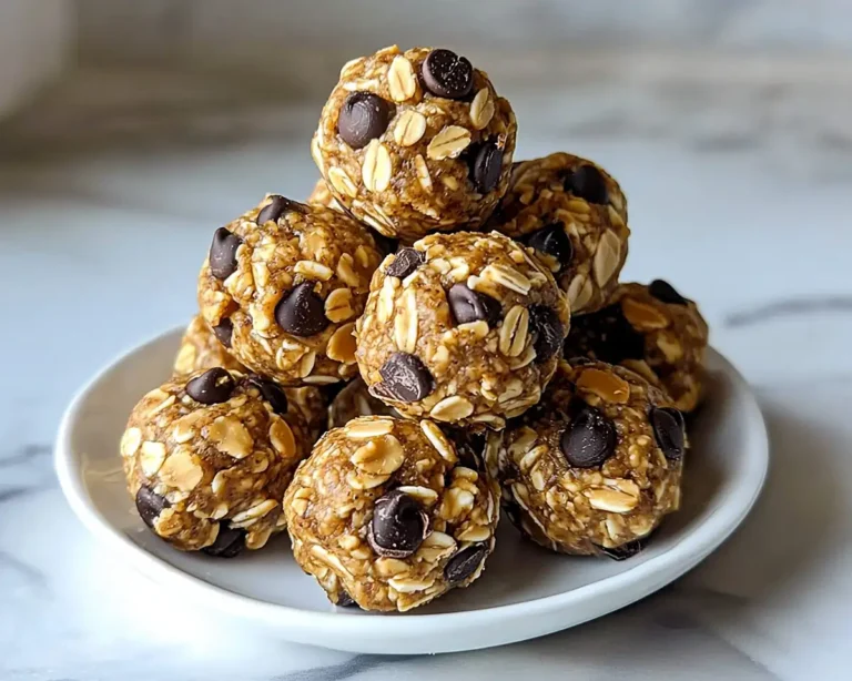 No-Bake Chocolate Peanut Butter Protein Balls