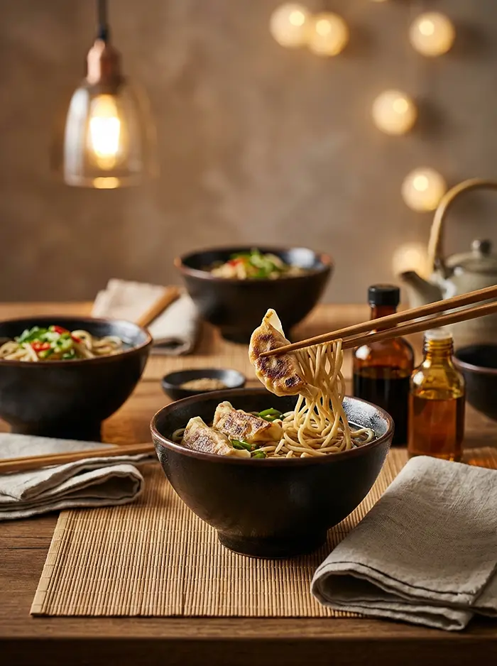 Potsticker Noodle Bowls 4 Pot Sticker Noodles