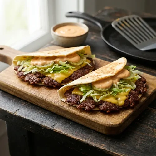 Smash Burger Tacos Recipe
