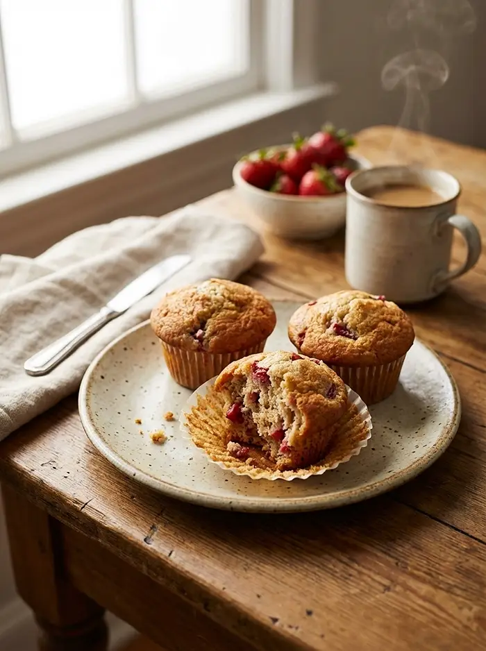 Homemade Strawberry Muffins 4 Strawberry Muffin Cake