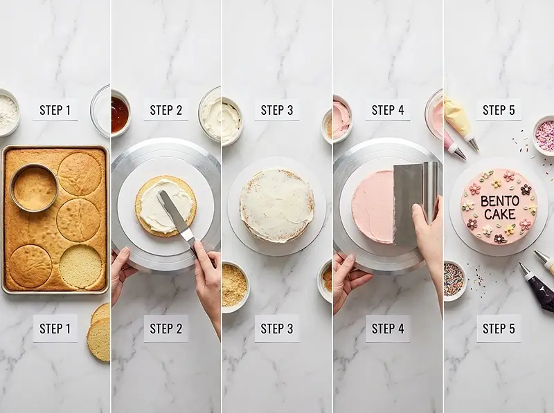Bento Cake 3 bento cake instructions