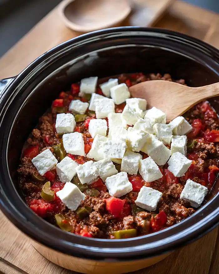Crockpot Creamy Taco Tortellini 3 slow cooker taco tortellini