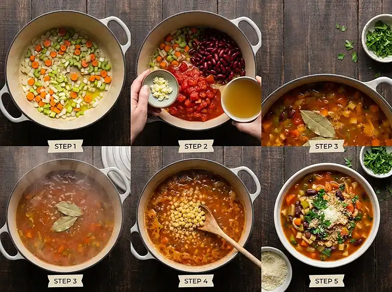 Minestrone Soup Recipe 3 easy minestrone soup