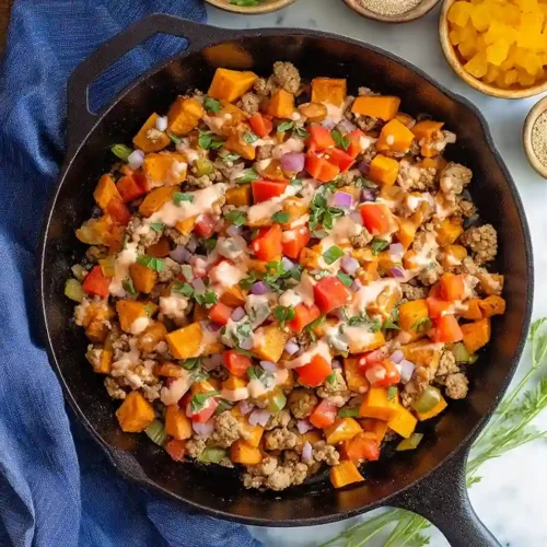 Healthy Turkey Sweet Potato Skillet 5 healthy Turkey Sweet Potato Skillet