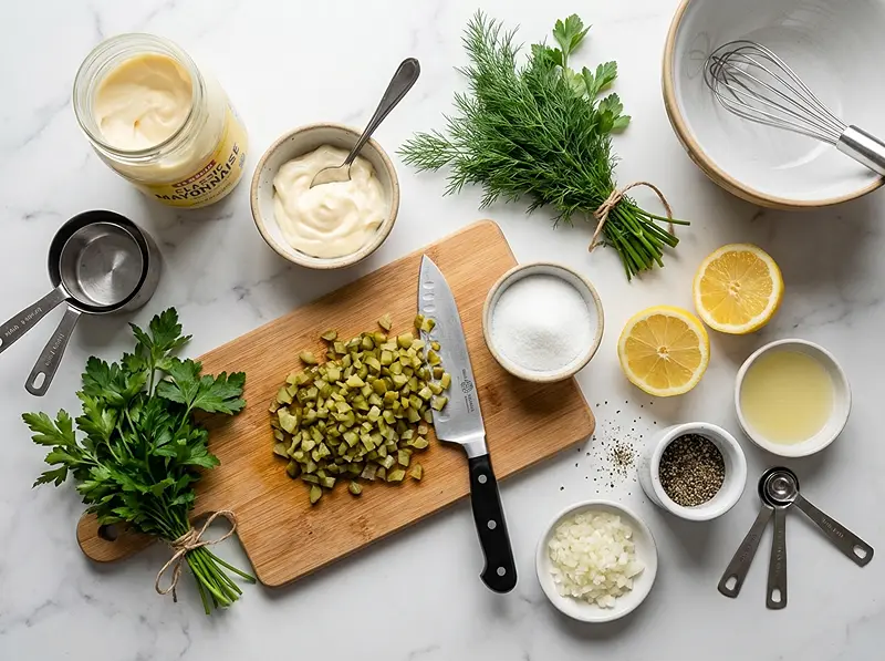 homemade tartar sauce