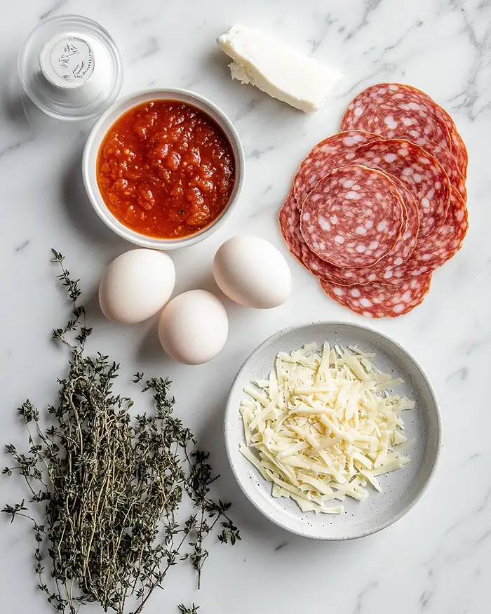 pizza eggs recipe