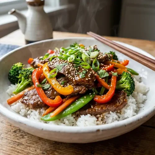 30-Minute Beef Stir Fry with Vegetables 6 30-Minute Beef Stir Fry with Vegetables