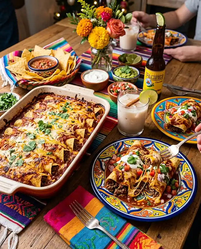 5-Ingredient Beef Enchiladas 5 5-Ingredient Beef Enchiladas dish