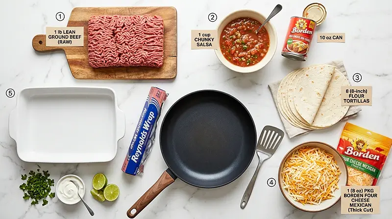 5-Ingredient Beef Enchiladas 2 5-Ingredient Beef Enchiladas ingredients