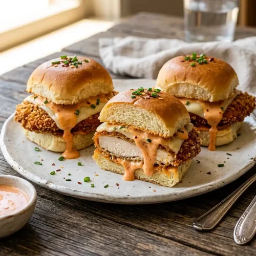 Bang Bang Chicken Sliders Recipe 6 Bang Bang Chicken Sliders
