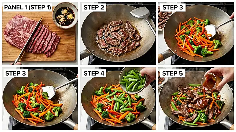 30-Minute Beef Stir Fry with Vegetables 3 Beef And Veggies Stir-fry Recipe