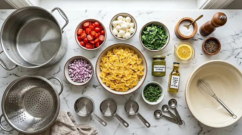 Bow Tie Pasta Salad Ingredients