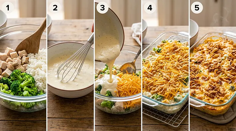 Chicken Broccoli Rice Cheese Casserole 3 Broccoli And Rice Casserole With Chicken