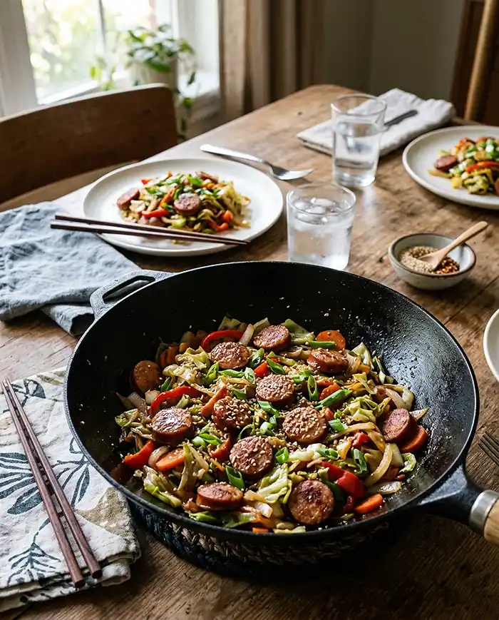 Cabbage And Sausage
