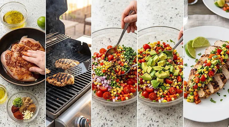 Fiesta Lime Chicken with Avocado 3 Chili Lime Chicken Dinner