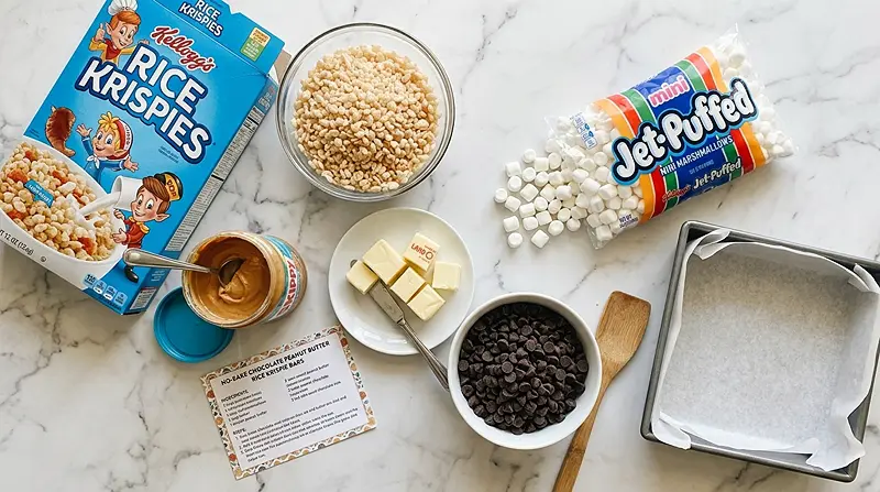 Chocolate Peanut Butter Rice Krispie Bars 2 Chocolate Peanut Butter Rice Krispie Bars Ingredients