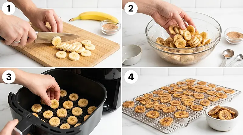 Cinnamon Sugar Banana Chips 3 Cinnamon Sugar Banana Chips Instructions