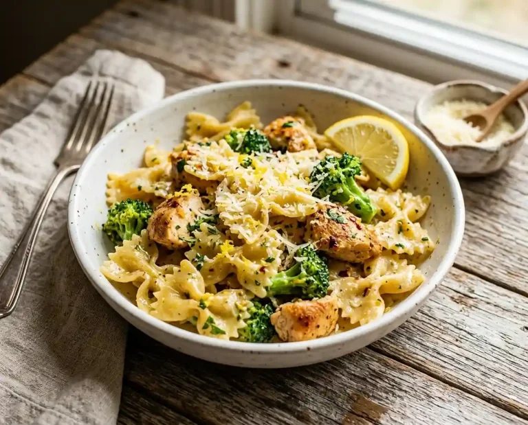 Cowboy Butter Lemon Bowtie Chicken Pasta