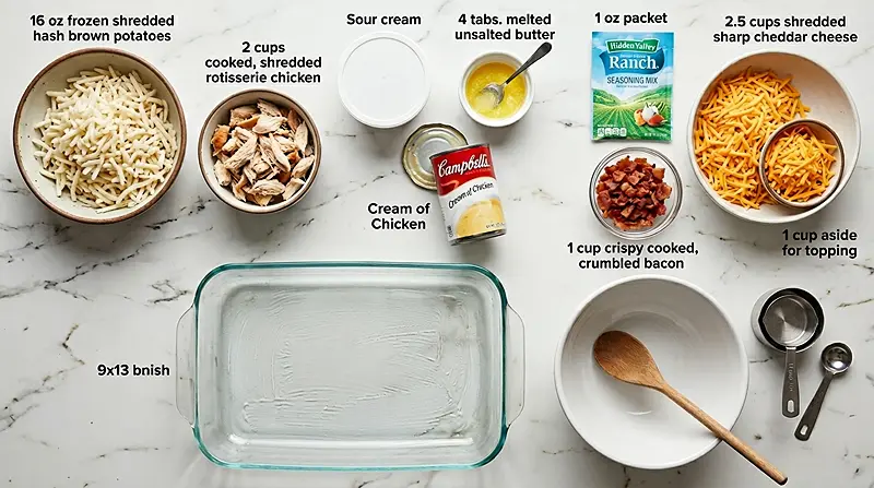 Crack Chicken Casserole Ingredients