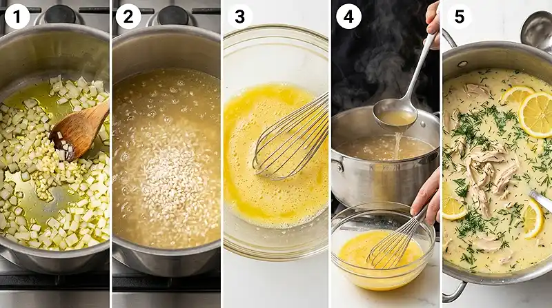 Creamy Lemon Chicken Soup