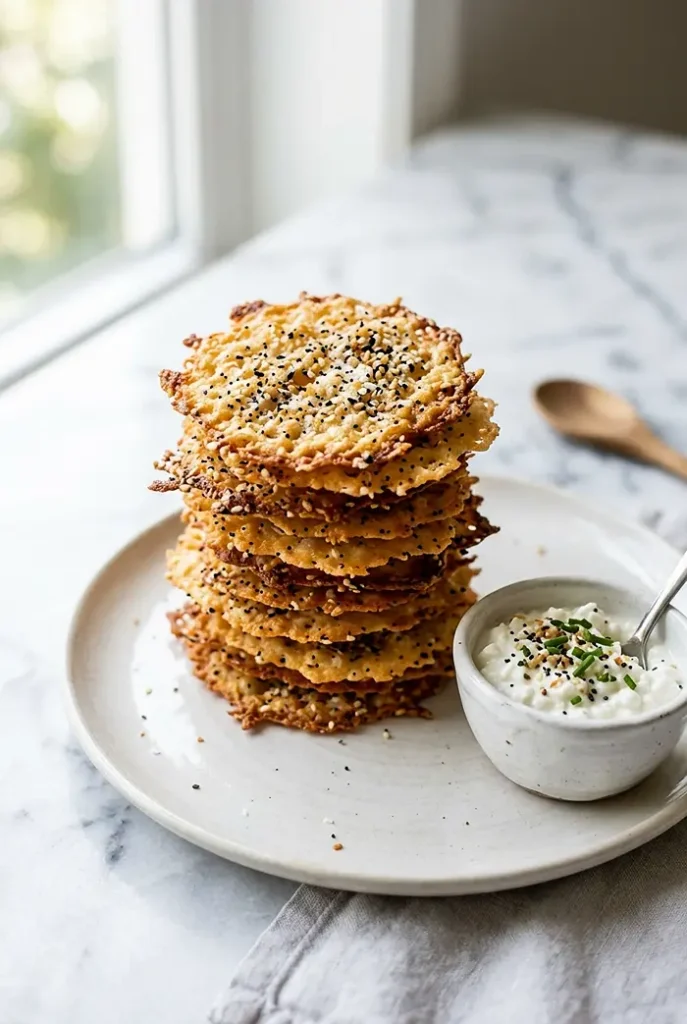 How to Make Crispy Cottage Cheese Chips 4 Crispy Cottage Cheese Chips