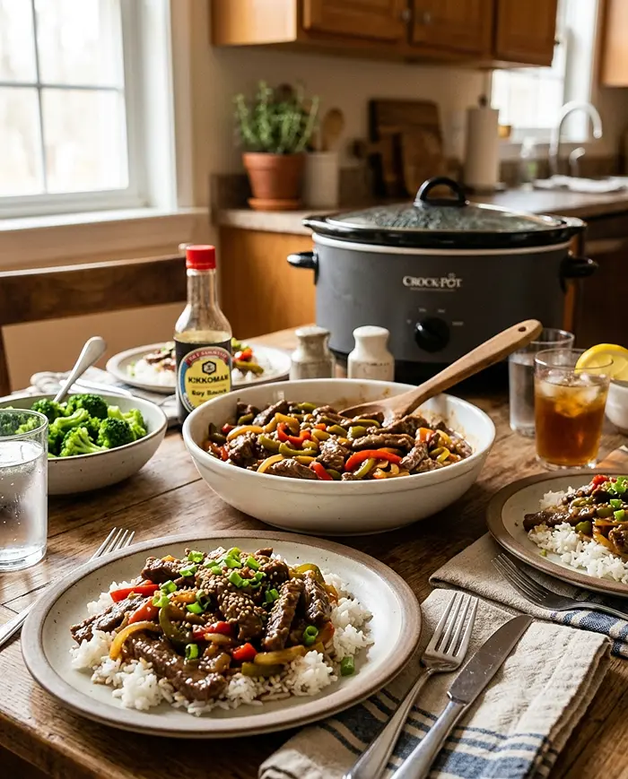Crock Pot Pepper Steak 5 Crockpot Beef And Peppers