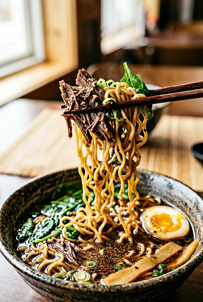 Slow Cooker Beef Ramen Noodles 4 Crockpot Dishes