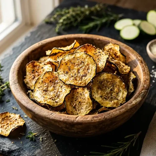 Crunchy Zucchini Chips 6 Crunchy Zucchini Chips
