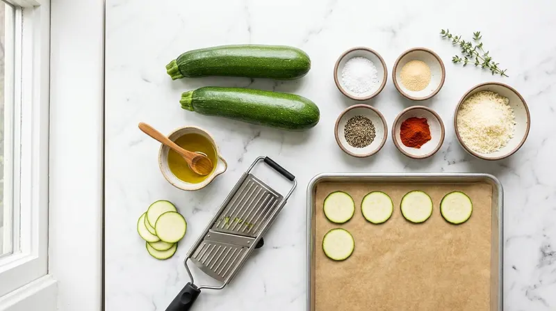 Crunchy Zucchini Chips 2 Crunchy Zucchini Chips Ingredients