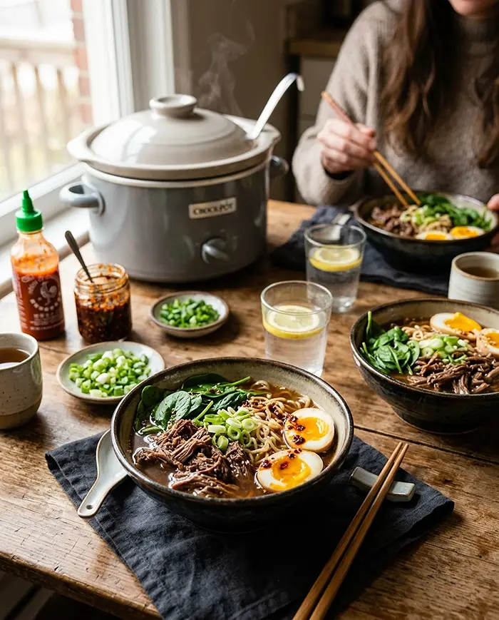 Slow Cooker Beef Ramen Noodles 5 Dinner Recipes Crockpot