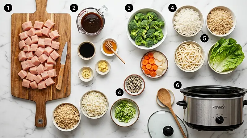 Dump and Go Crockpot Teriyaki Chicken 2 Dump and Go Crockpot Teriyaki Chicken Ingredients