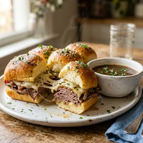 Easy French Dip Sliders Recipe
