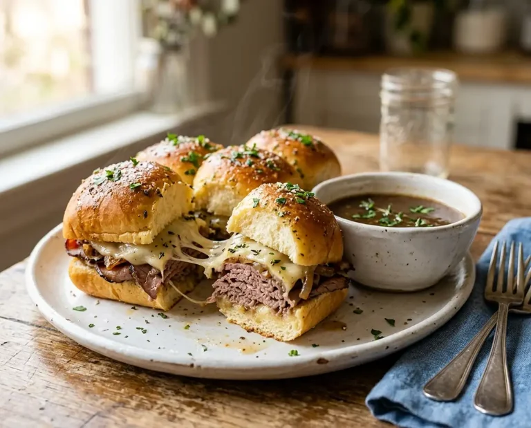 Easy French Dip Sliders Recipe