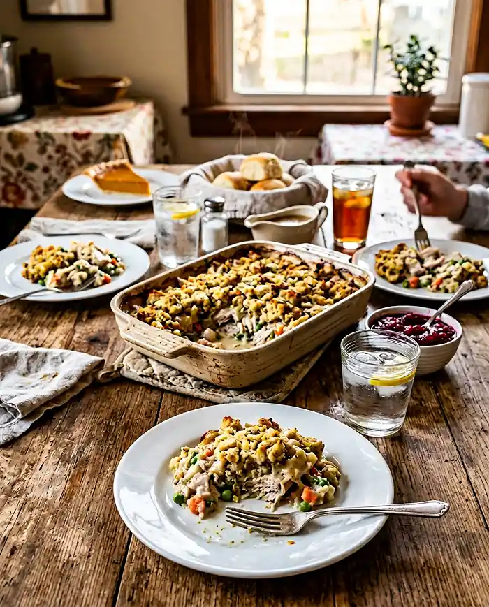 Easy Leftover Turkey Casserole