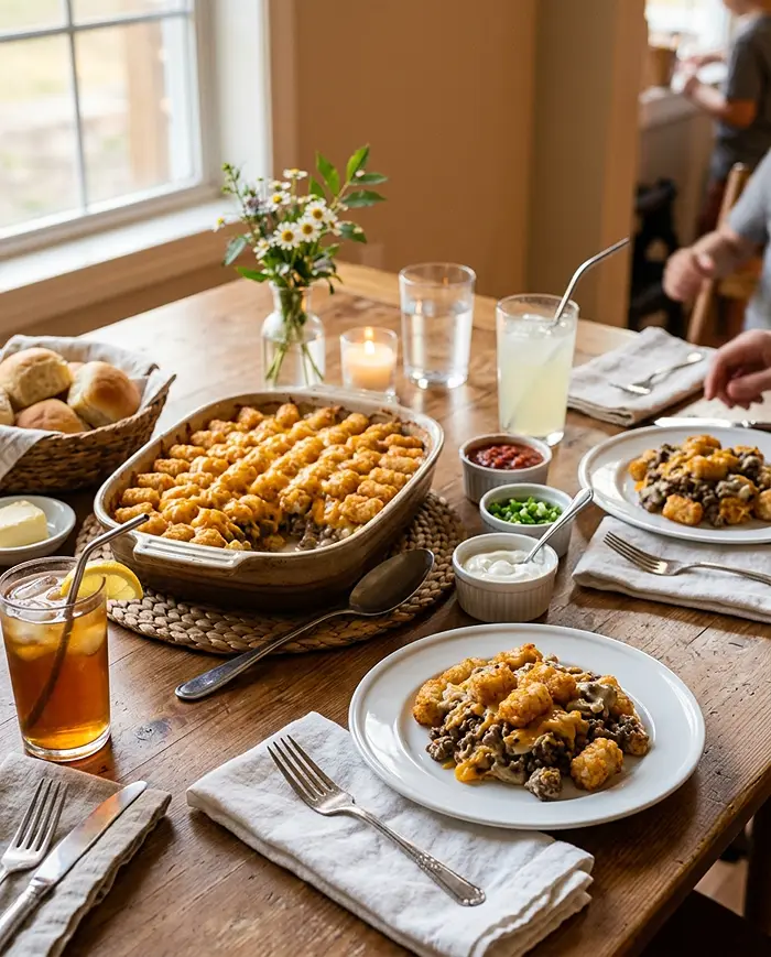 Easy Tater Tot Casserole