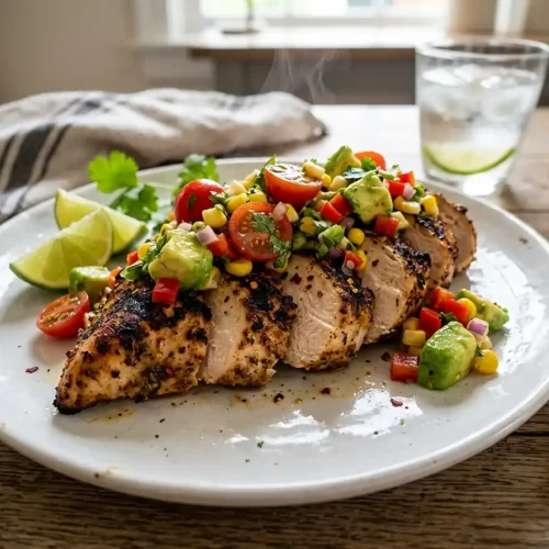 Fiesta Lime Chicken with Avocado 6 Fiesta Lime Chicken with Avocado