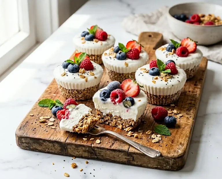 Frozen Yogurt Granola Cups
