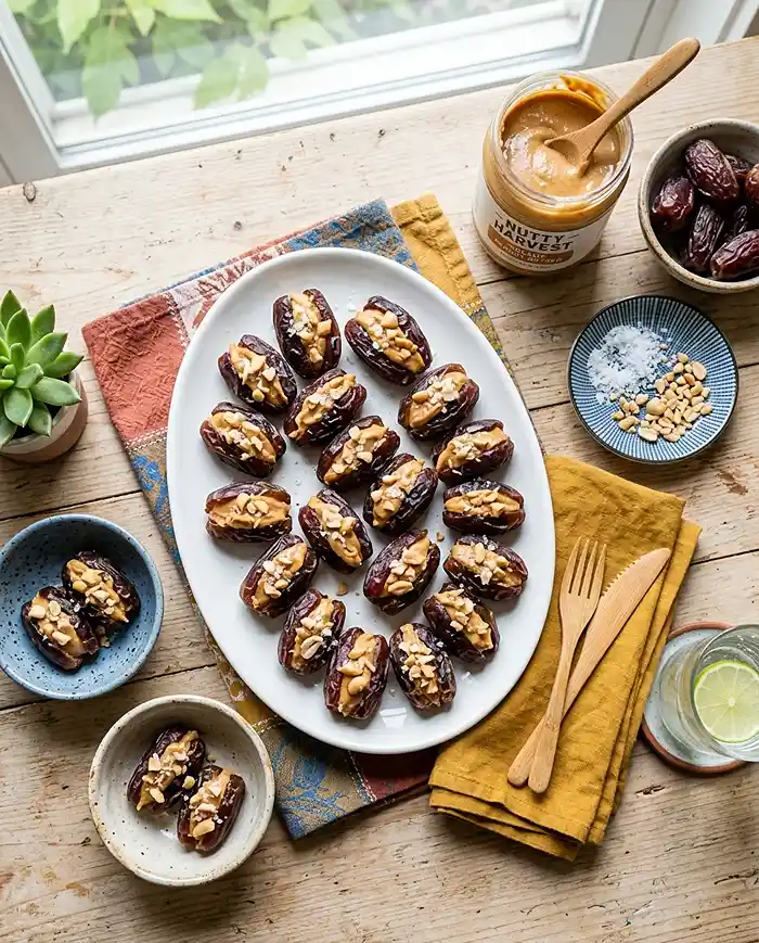 Frozen Peanut Butter Dates 5 Frozen peanut butter dates Recipe