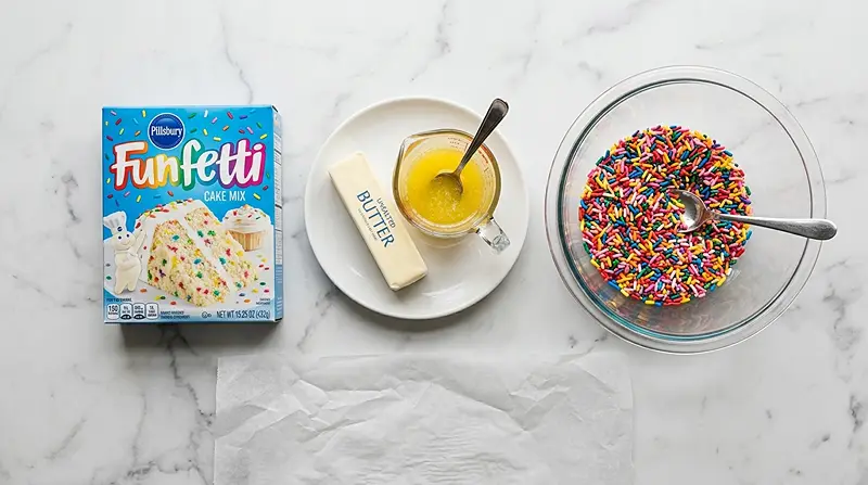 Funfetti Cake Batter Truffles 2 Funfetti Cake Batter Truffles Ingredients