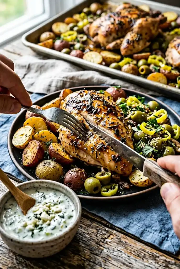 Sheet Pan Lemon Balsamic Chicken and Potatoes 4 Half Baked Harvest Sheet Pan Chicken
