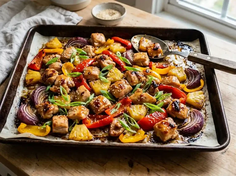 Hawaiian Chicken Sheet Pan